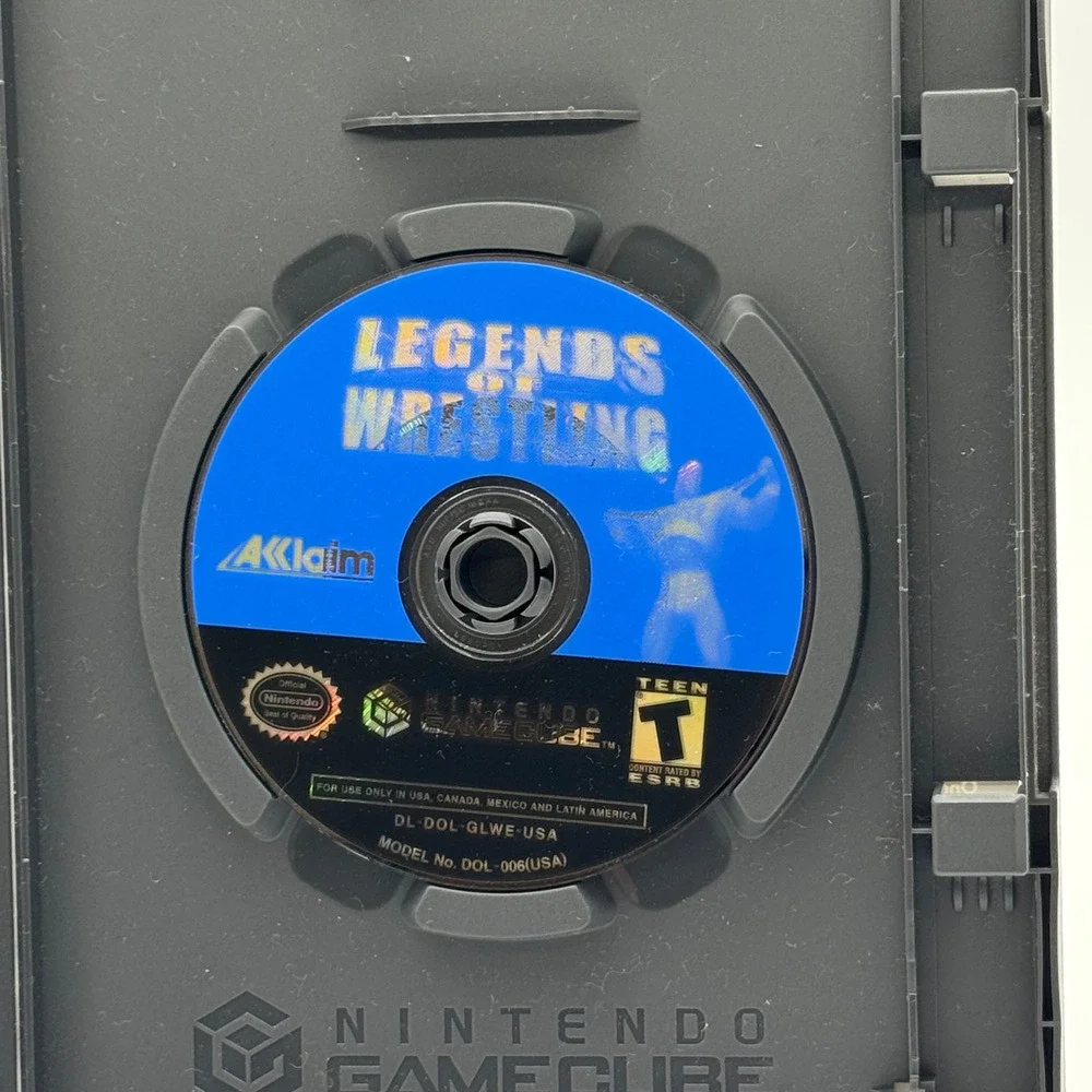 Legends of Wrestling Nintendo GameCube 2002 Complete CIB Video Game